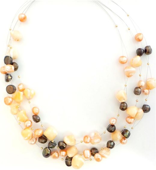 Collier Medea Femme in Or jaune Perla COVELA - COVELA